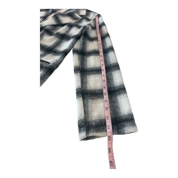 HAVE Los Angeles Checkered Open Front Longline Checkered Blazer Jacket Large - Picture 9 of 15